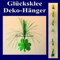 Silvesterdeko Glücksklee, Deko Hänger