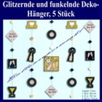 Glitzernde und funkelnde Silvesterdeko