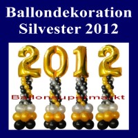 silvesterdeko zahlen