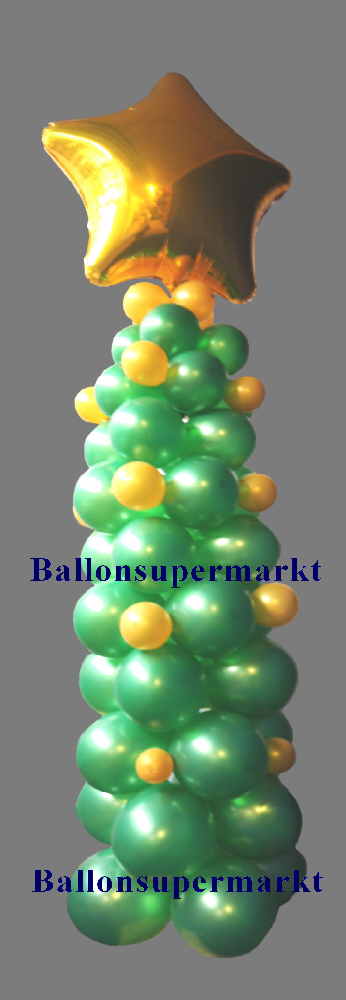 Ballondeko-Tannenbaum