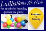 Ballons 30 cm preiswert guenstig