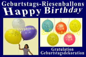 Geburtstagsballons-Riesenballons