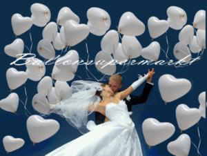 Herzluftballons-Hochzeit-Ballonsupermarkt