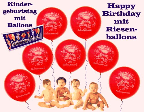 Kinder-Luftballons-Kinder-Ballons