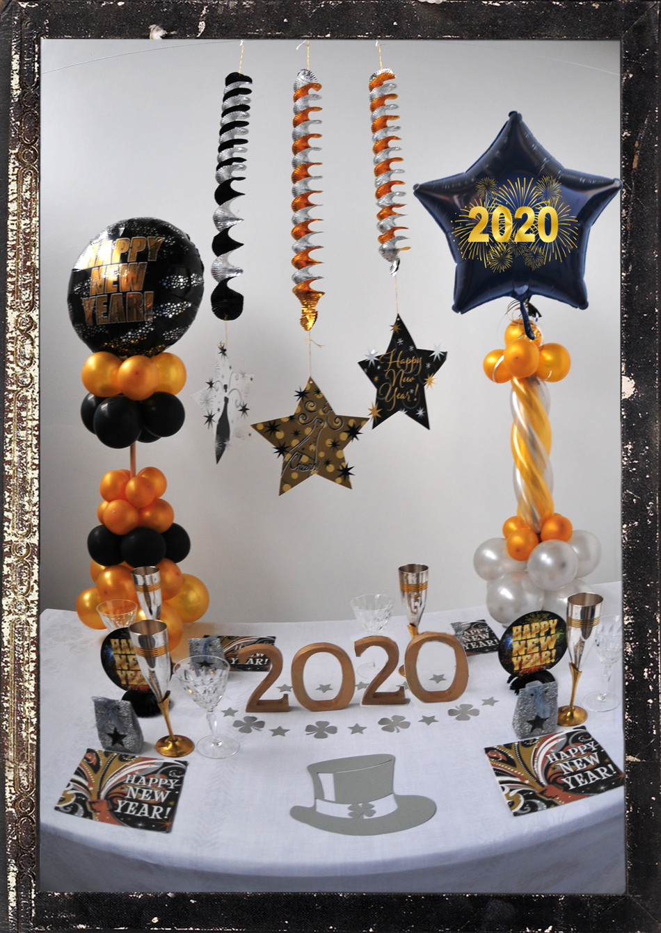 Dekoration Silvester originell 2