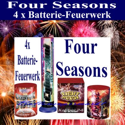 4-Jahreszeiten-Batterie-Feuerwerk