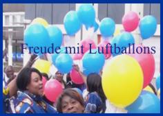 Luftballons Freude
