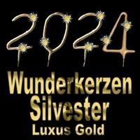 silvesterdeko zahlen-wunderkerzen gold