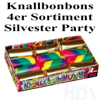 Knallbonbons Silvesterparty