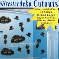 silvesterdeko cutouts