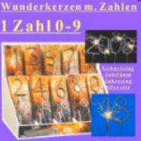 silvesterdeko zahlenwunderkerzen